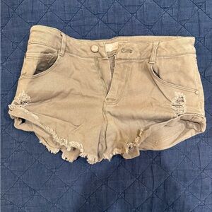 Love Tree Distressed Jean Shorts